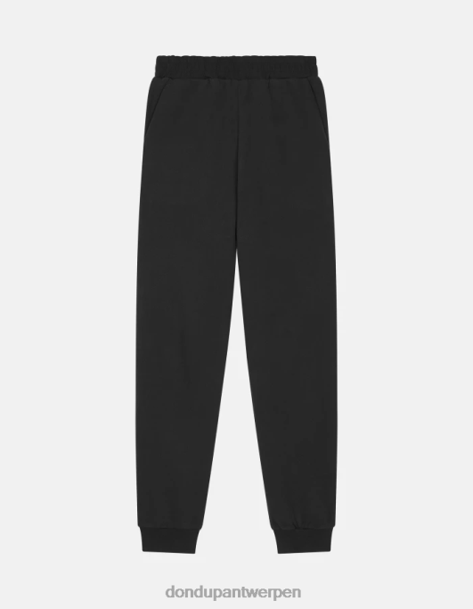 kleding DONDUP regular-fit joggingbroek van fleece zwart vrouwen 4X00H139