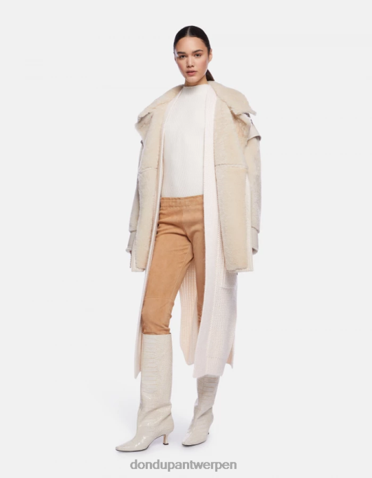 kleding DONDUP suède legging kaneel vrouwen 4X00H141