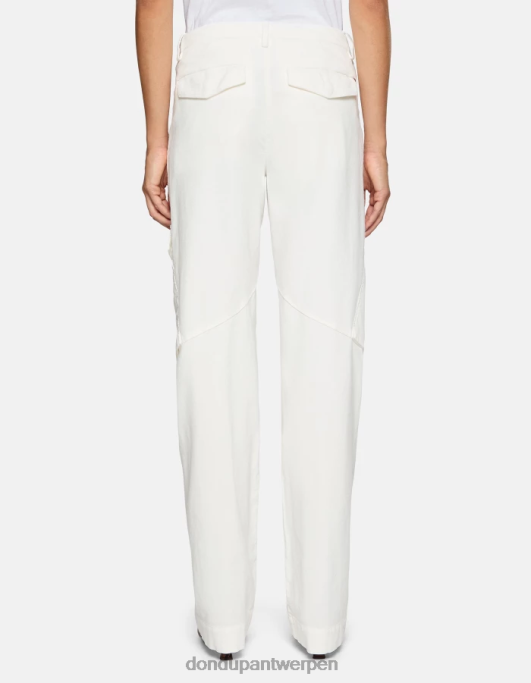 kleding DONDUP Camila losvallende fluwelen broek ezel vrouwen 4X00H209