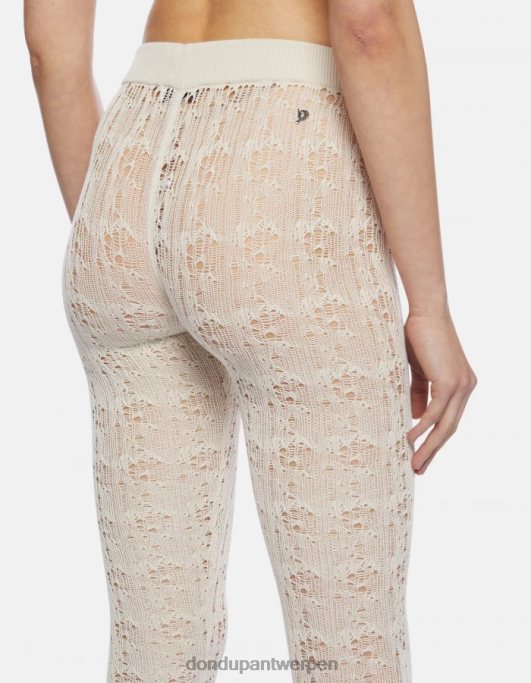 kleding DONDUP super skinny kanten broek ezel vrouwen 4X00H173