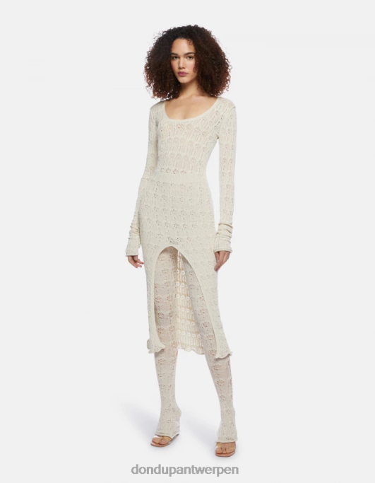 kleding DONDUP super skinny kanten broek ezel vrouwen 4X00H173