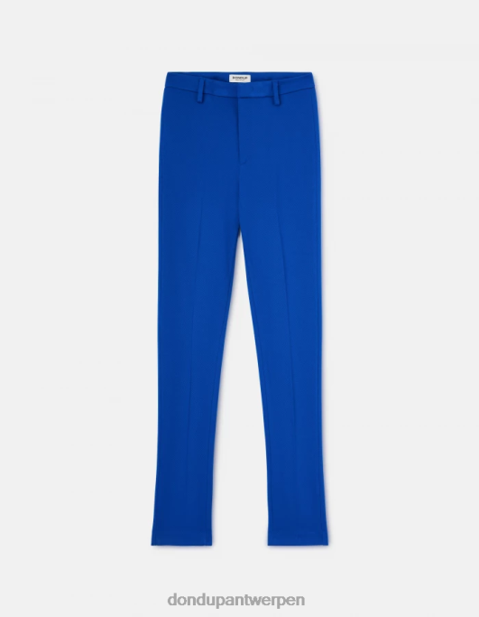 kleding DONDUP suzi super skinny jersey broek koningsblauw vrouwen 4X00H161