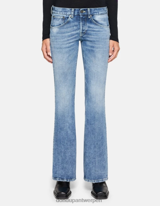 kleding DONDUP Betty bootcut stijve denimjeans blauw vrouwen 4X00H67