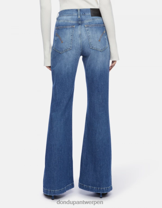 kleding DONDUP Olivia bootcut stijve denimjeans blauw vrouwen 4X00H94