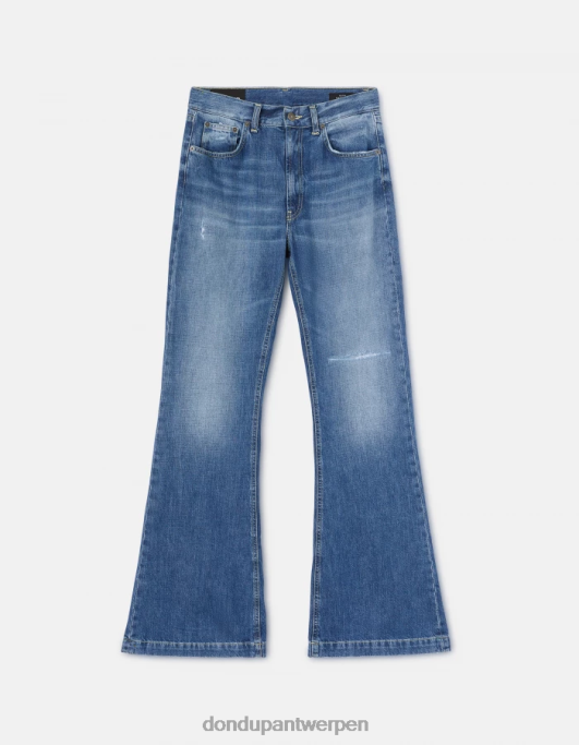 kleding DONDUP Olivia bootcut stijve denimjeans blauw vrouwen 4X00H94