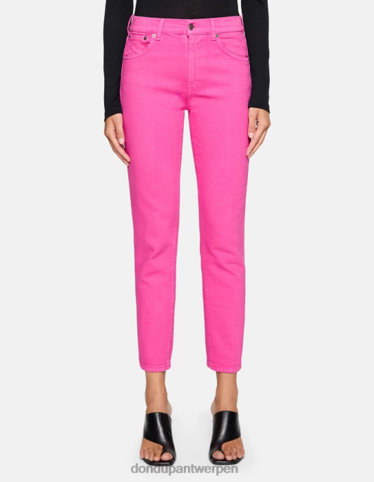 kleding DONDUP Daila slim-fit jeans van bull-stretchdenim orchidee vrouwen 4X00H3