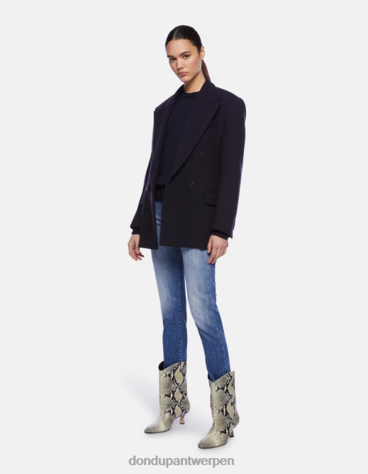 kleding DONDUP Daila slim-fit stretchdenimjeans blauw vrouwen 4X00H63