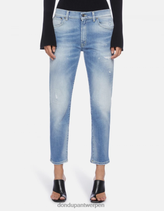 kleding DONDUP Daila slim-fit stretchdenimjeans blauw vrouwen 4X00H84