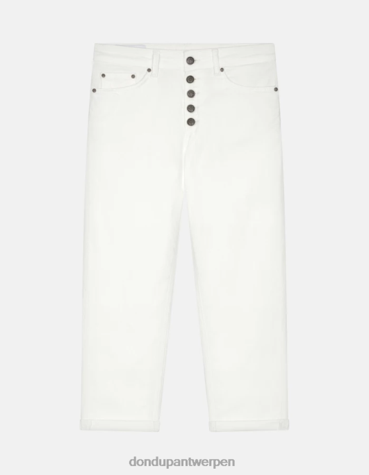 kleding DONDUP koons losvallende fluwelen broek ezel vrouwen 4X00H71