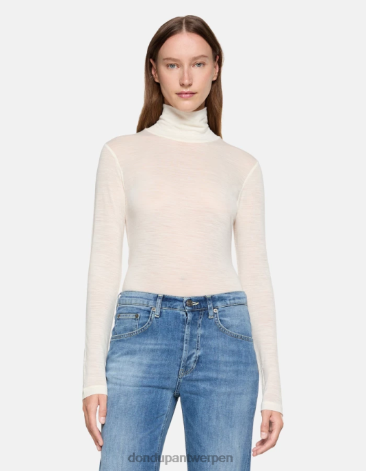 kleding DONDUP Slim-fit wollen trui met polokraag ezel vrouwen 4X00H435