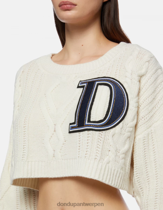 kleding DONDUP Wollen trui met ronde hals ezel vrouwen 4X00H326