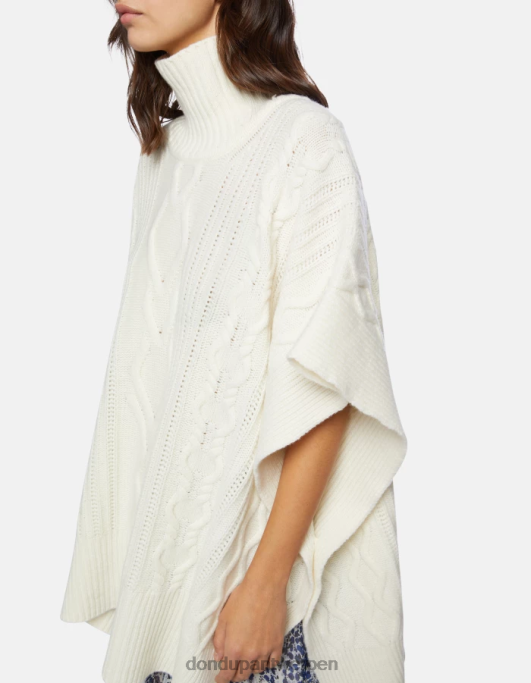 kleding DONDUP extra grote wollen poncho ezel vrouwen 4X00H310
