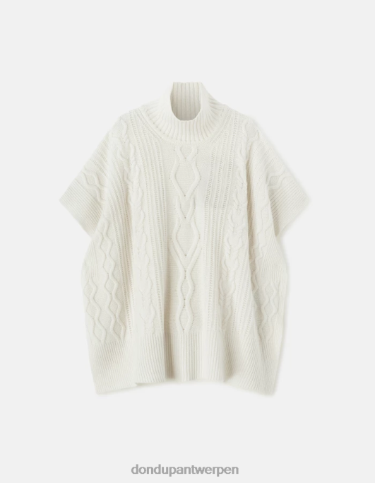 kleding DONDUP extra grote wollen poncho ezel vrouwen 4X00H310