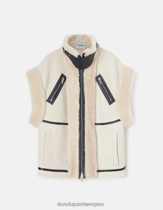 kleding DONDUP losvallend shearling vest ezel vrouwen 4X00H361