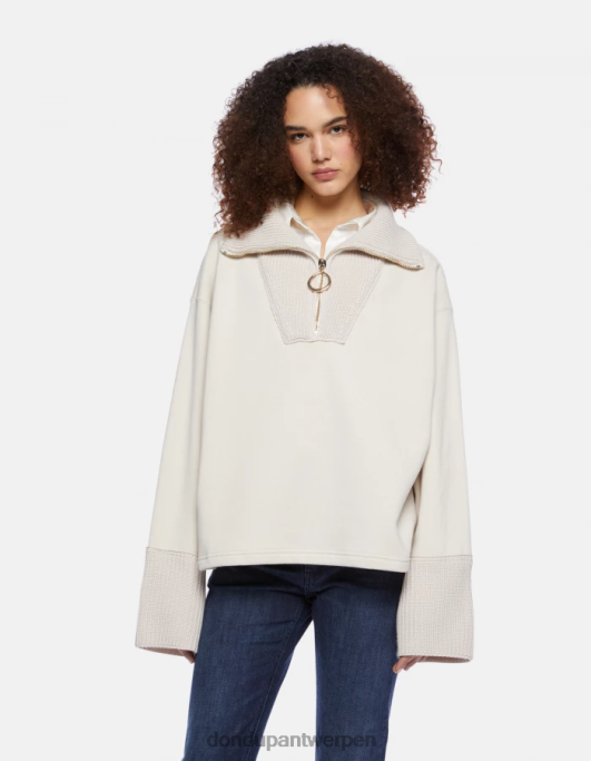 kleding DONDUP Oversized sweatshirt met truckerhals lievito vrouwen 4X00H451