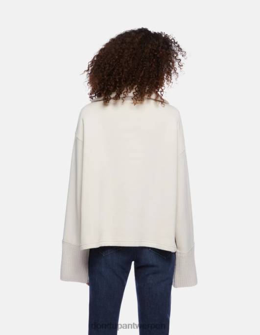 kleding DONDUP Oversized sweatshirt met truckerhals lievito vrouwen 4X00H451