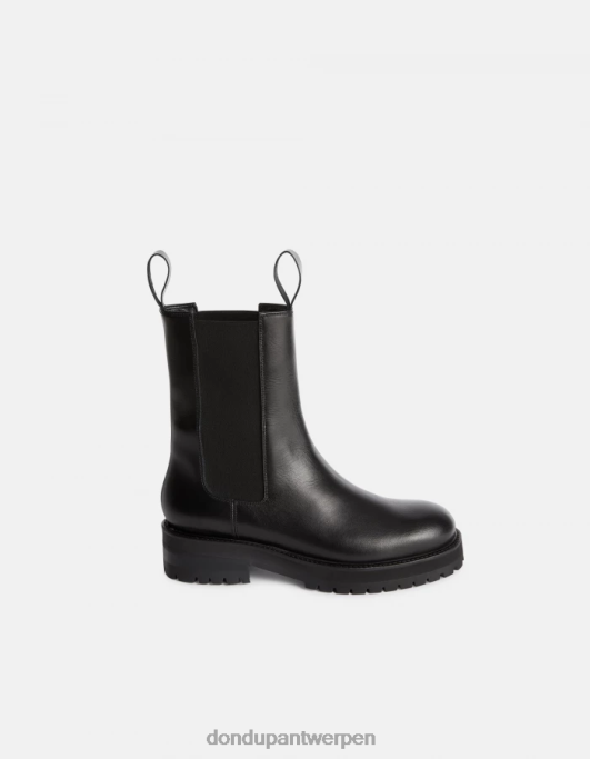 schoenen DONDUP beatlelaarzen van nappakalfsleer zwart vrouwen 4X00H459