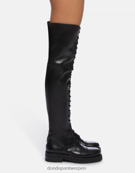 schoenen DONDUP laarzen van nappakalfsleer zwart vrouwen 4X00H458