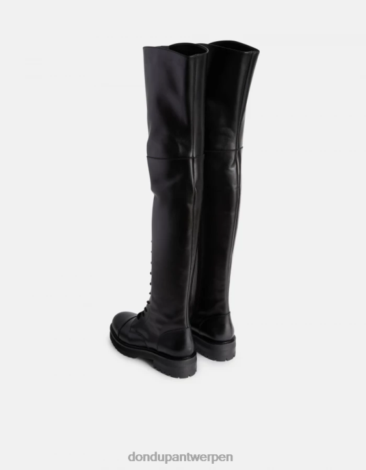 schoenen DONDUP laarzen van nappakalfsleer zwart vrouwen 4X00H458